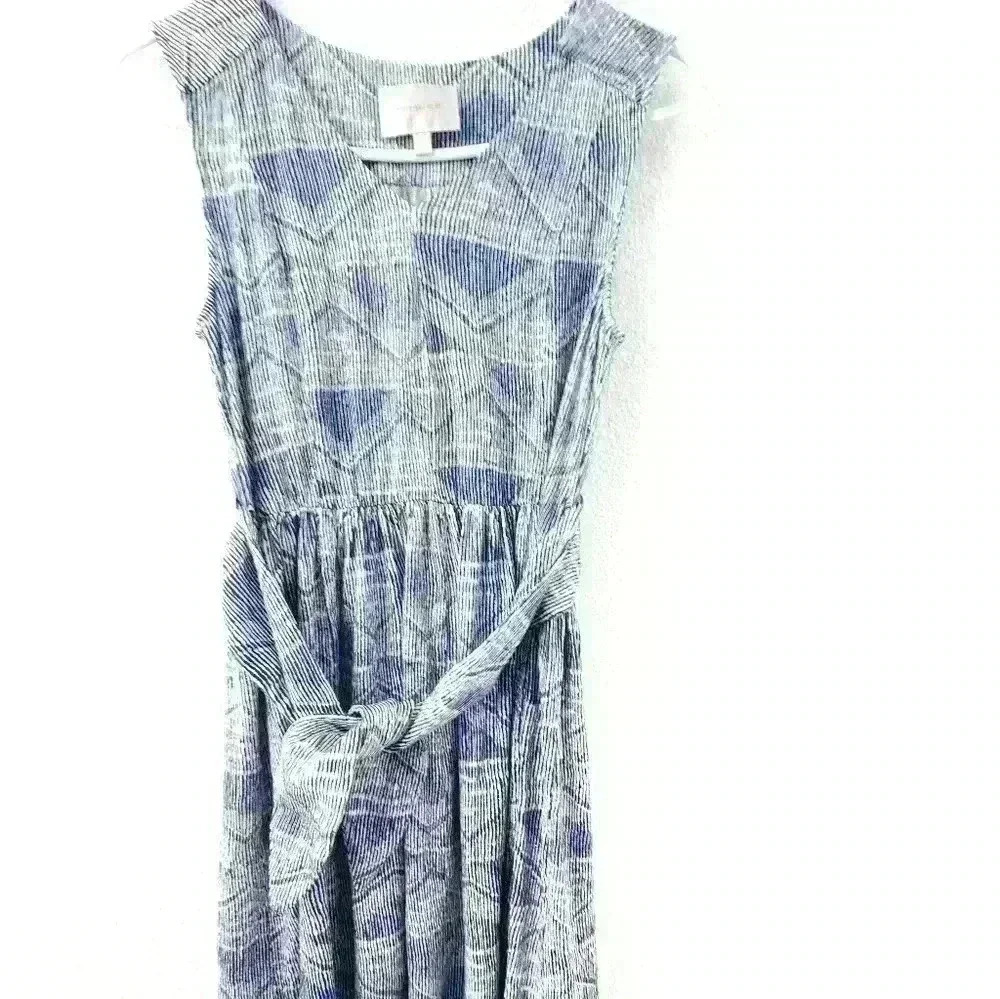 Skies Are Blue Dress XS Tie Waist Sleeveless Stretchy - Picture 1 of 5